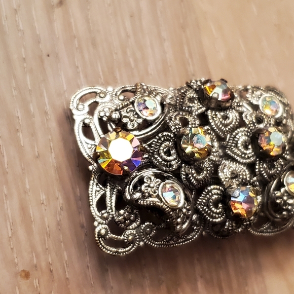 Vintage filigree Made in Germany brooch. RARE - Picture 12 of 13